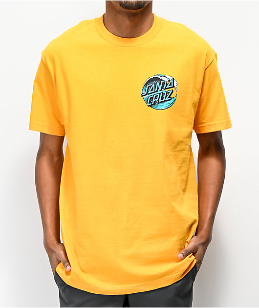 santa cruz wave dot shirt