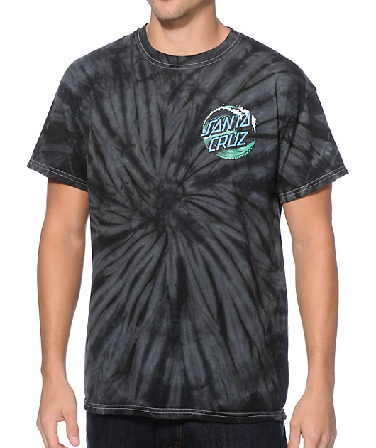 santa cruz wave dot shirt