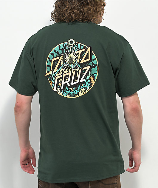 Santa Cruz Winkowski Volcano Forest Green T-Shirt