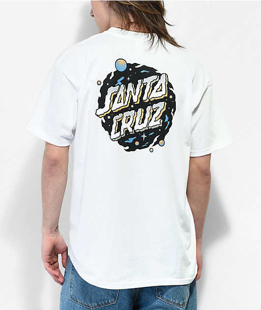 Santa Cruz Wooten Ominous Dot White T-Shirt | Zumiez