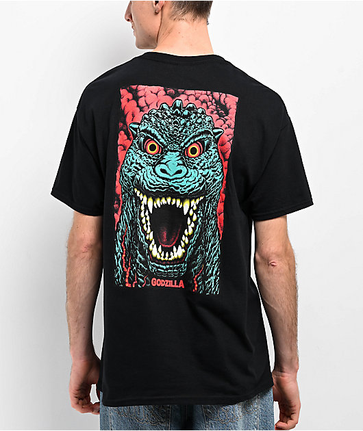 Santa Cruz x Godzilla Destroyer Black T-Shirt | Zumiez