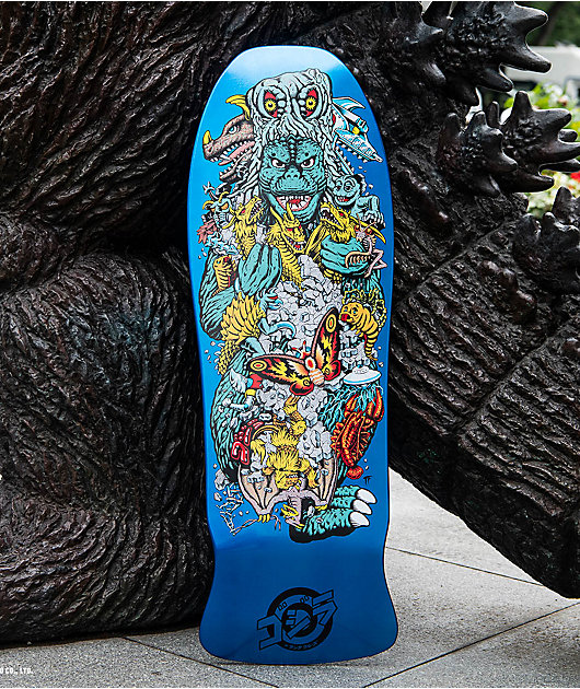 Santa Cruz x Godzilla Kaiju Roskopp 10.12" Skateboard Deck