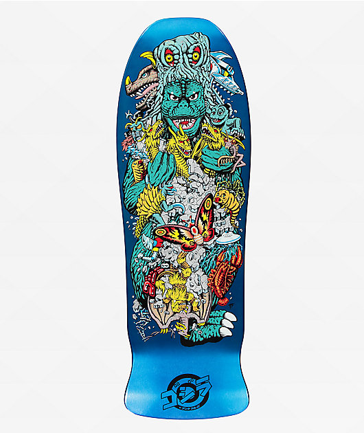 Santa Cruz x Godzilla Kaiju Roskopp 10.12" Skateboard Deck