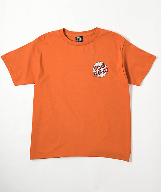 Santa Cruz x Godzilla Kids Mechanical Hand Orange T-Shirt | Zumiez