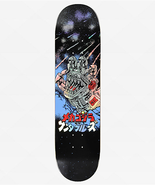 Santa Cruz x Godzilla Mecha Hand 8.0" Skateboard Deck