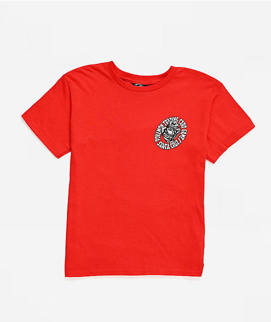 Santa Cruz x Pokémon Kids TCG Hand Red T-Shirt