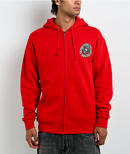 Santa Cruz x Pokémon TCG Hand Red Zip Hoodie