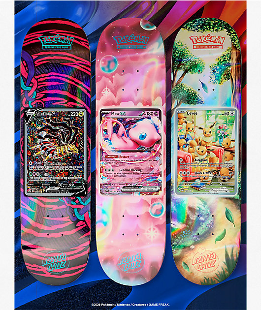 Santa Cruz x Pokémon TCG Blind Bag Skateboard Deck | Zumiez