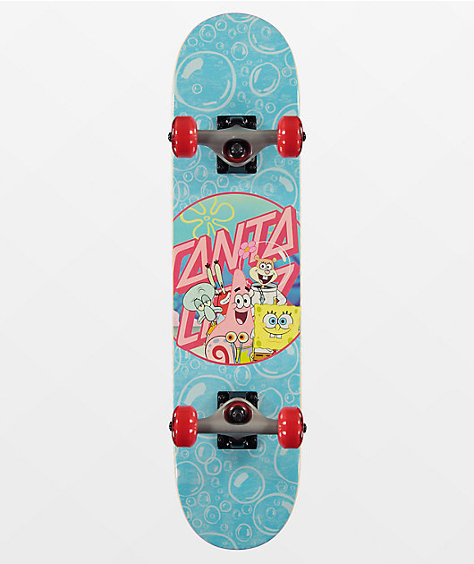 Santa Cruz SpongeBob SquarePants Spongegroup 6.75" Skateboard Complete