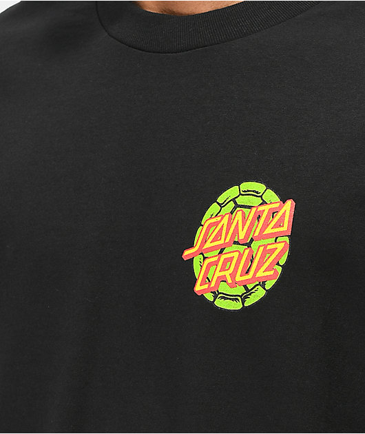 Santa Cruz x TMNT Turtle Power Black T-Shirt
