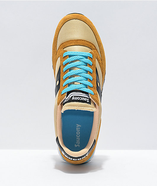 Saucony Jazz 81 Rust, Brown, & Blue Shoes | Zumiez