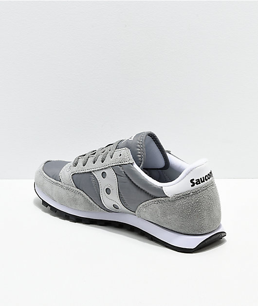 Saucony Jazz Low Pro Grey & Silver Shoes