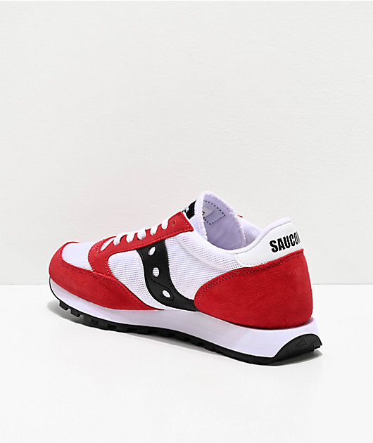 saucony shoes red and white