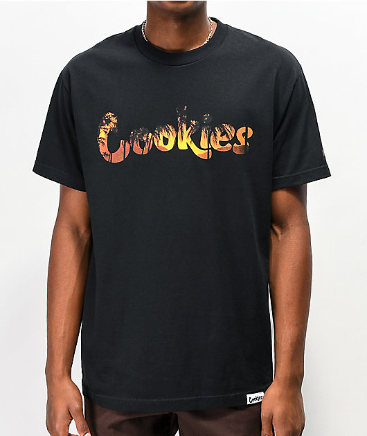 Scarface x Cookies Tropic Sunset Black T-Shirt