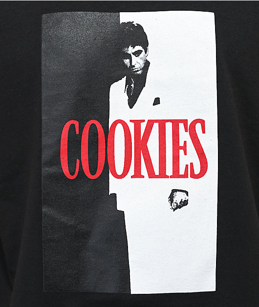 Scarface x Cookies camiseta negra