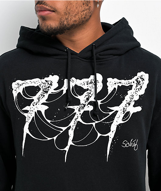 Schaf Make Your Own Luck Black Hoodie