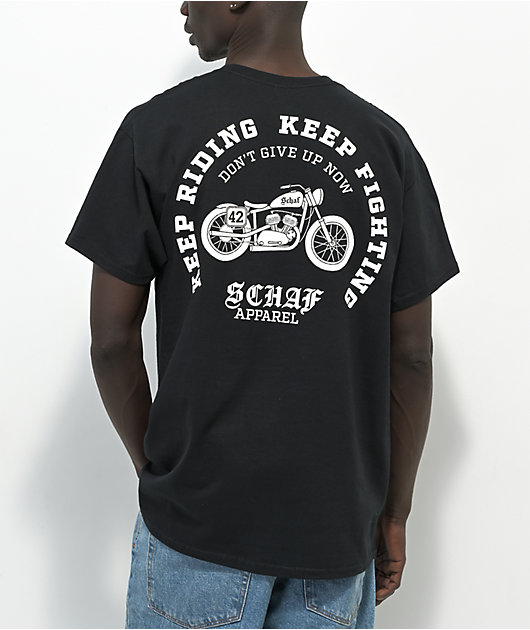 donor Voorstad condensor Schaf Moto Black T-shirt