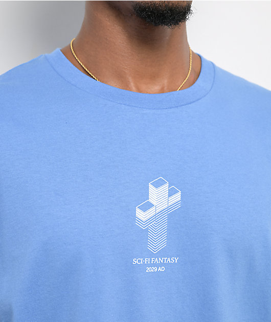 Sci-Fi Fantasy 2029 AD Blue T-Shirt