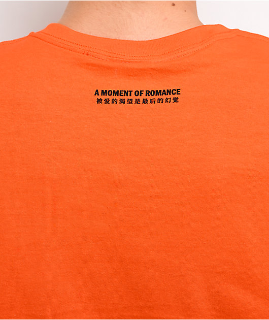 Sci-Fi Fantasy A Moment Of Romance Orange T-Shirt