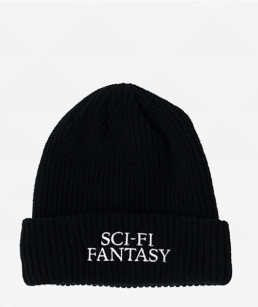 Sci-Fi Fantasy Logo Black Beanie