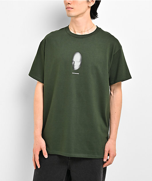 Sci-Fi Fantasy Mask Dark Green T-Shirt