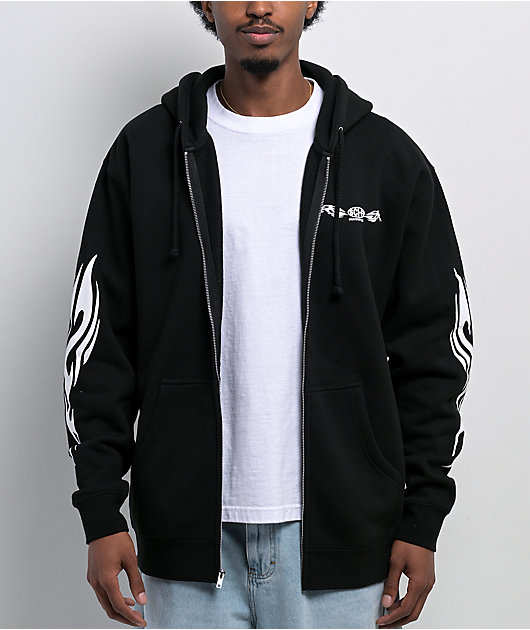 Sci-Fi Fantasy Origin Black Zip Hoodie