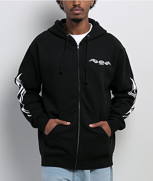 Sci-Fi Fantasy Origin Black Zip Hoodie