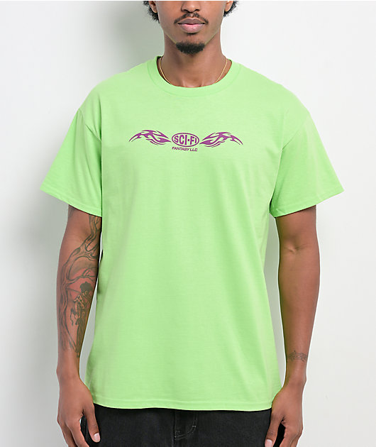 Sci-Fi Fantasy Origin Light Green T-Shirt