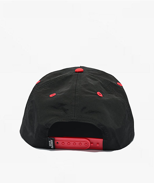 Sci-Fi Fantasy Profound Darkness Black & Red Snapback Hat