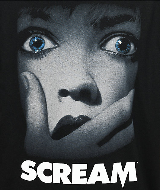 Scream Poster Black T-Shirt