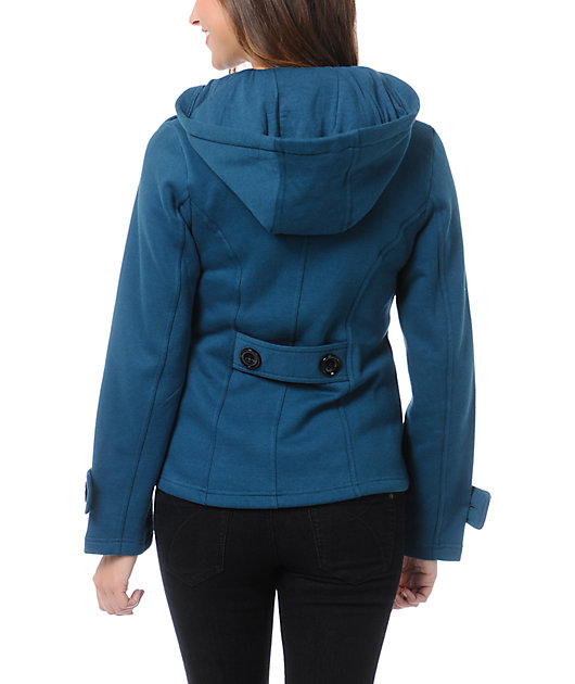 teal peacoat