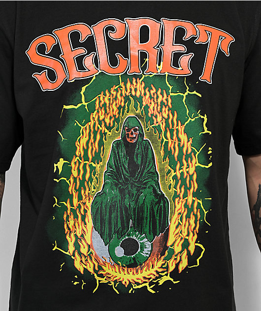 Secret Scientist One Eye Blind Black T-Shirt