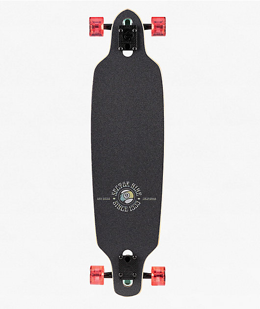 Sector 9 9er Mini Fractal Orange 34" Drop Through Longboard Complete