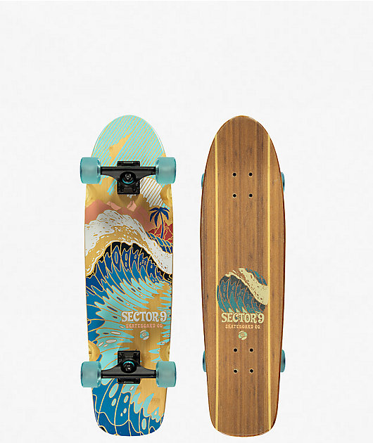 Sector 9 Bamboozler Bora Bora 31.5" Cruiser Skateboard Complete