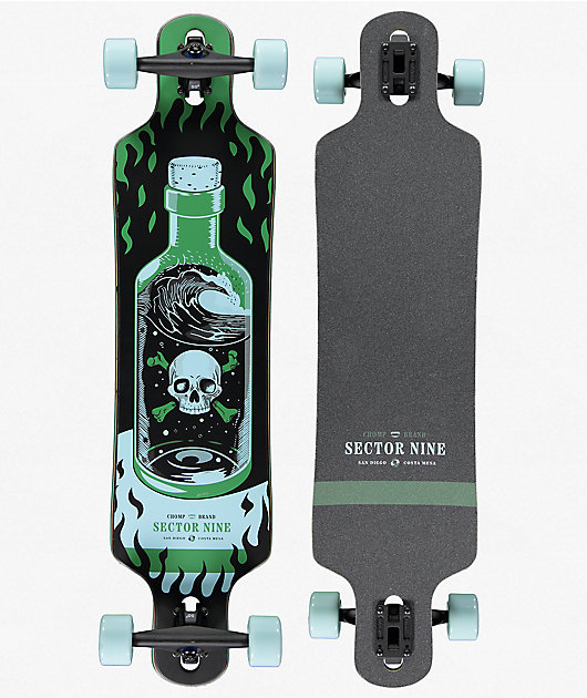 Sector 9 x Chomp Meridian Potion 40" Drop Through Longboard Complete