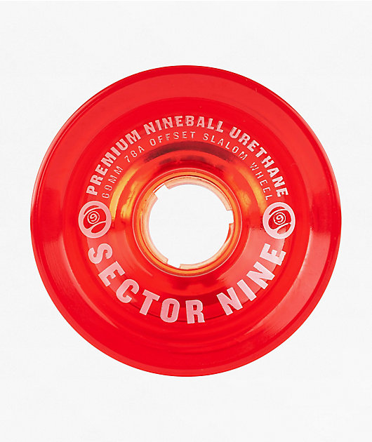 Sector Nine Nineballs 69mm 78a Red Cruiser Skateboard Wheels