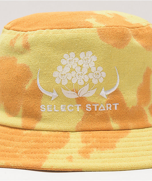 Select Start Truth Is Brave Orange Tie Dye Bucket Hat