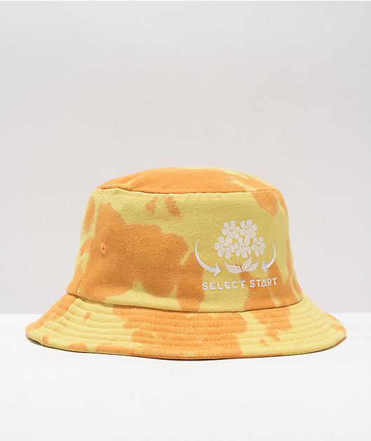 Select Start Truth Is Brave Orange Tie Dye Bucket Hat
