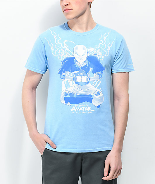 キャラクター グラフィック Tシャツ 青色 ブルー AVATAR: ROOTS