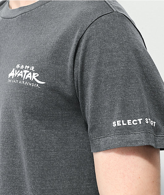 Select Start x Avatar: The Last Airbender Katara Black Dye T-Shirt