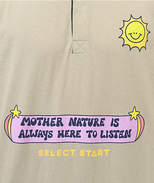Select Start x Dreyfus Mom Nature camiseta beige de rugby