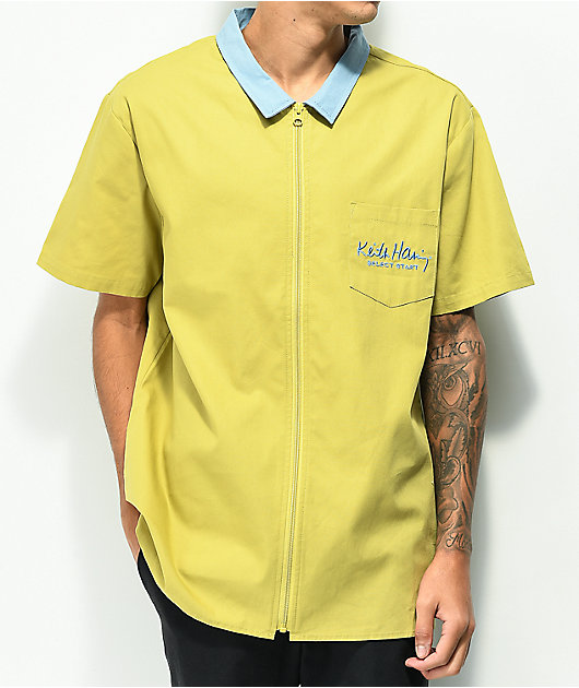 Yellow keith haring sales shirt