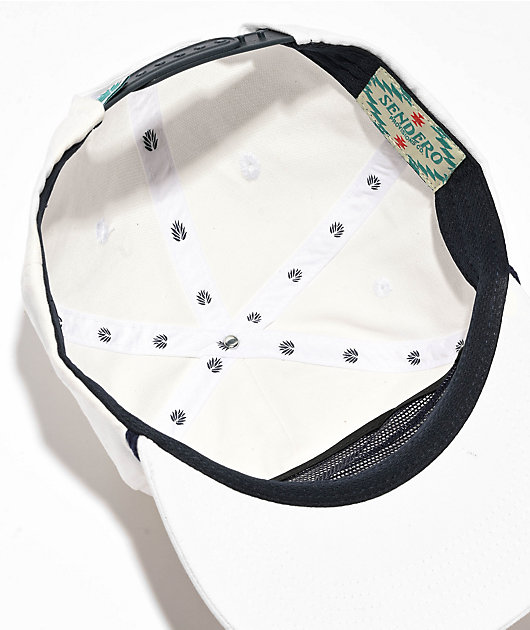 Sendero Armadilla White Snapback Hat