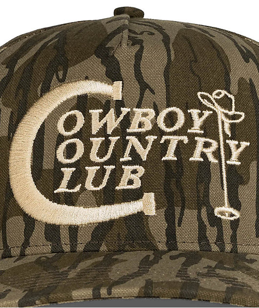 Sendero Cowboy Country Club Mossy Oak Bottomland Snapback Hat