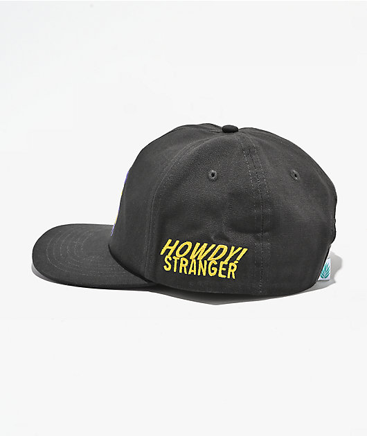 Sendero Howdy Stranger Black Snapback Hat