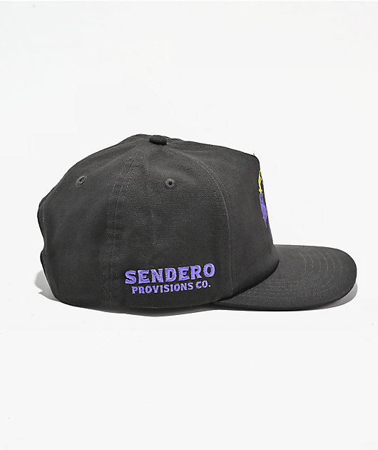 Sendero Howdy Stranger Black Snapback Hat