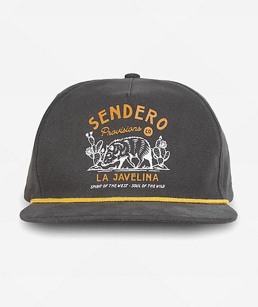 Sendero La Javelina White Snapback Hat Snapback Hat