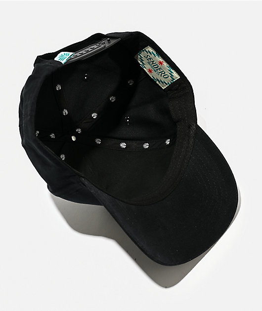 Sendero Never Was A Horse Black Canvas Snapback Hat