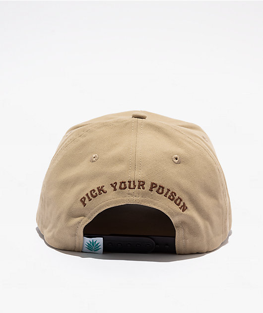 Sendero Pick Your Poison Khaki Snapback Hat