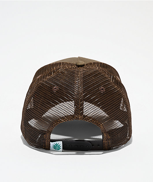 Sendero Snake Luck Brown Trucker Hat